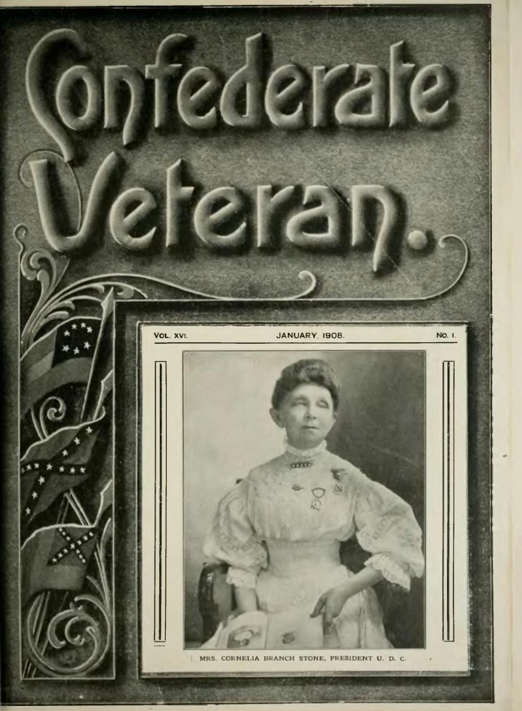 Magazine cover with black/white photo of small white woman in victorian dress