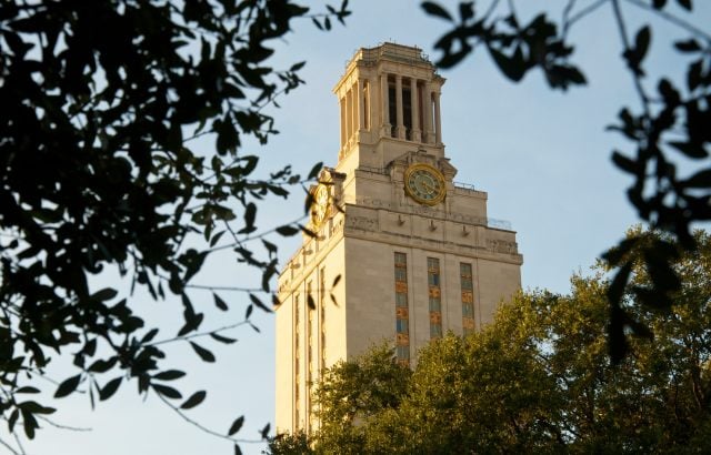 Photo of UT clocktower, Photo by Dan Dennis
